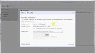Create Google oauth client