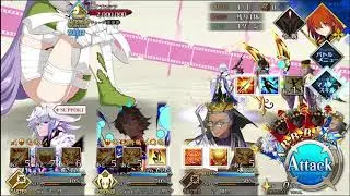 [FGO Seraph Main Interlude] Blackhole quest (10/10) - 2m HP Kingprotea in 1 turn (no NP)