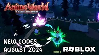 Roblox Anime World Tower Defense New Codes August 2024