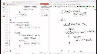 Remove Last Node from Singly Linked List