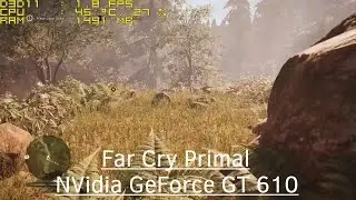 Far Cry Primal - NVidia GeForce GT 610 - Core 2 Duo E4300 - 2GB RAM