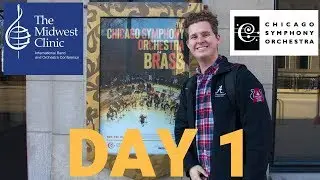 Midwest Clinic Day 1- Giant Exhibit Halls and CSO Brass!