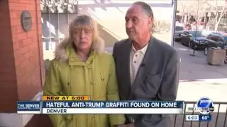 Anti-Trump vandals target Denver home