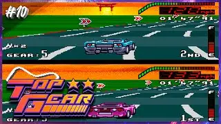 Top Gear (SNES Gameplay, 'Weasel' trk.10) ㅡ Hiroshima, Japan