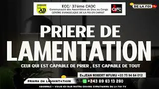 PRIRE DE LAMENTATION LE 20 01 2026