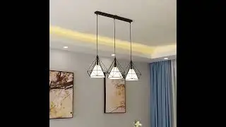 Minimalist Personality Retro Pendant Lights Living Room Restaurant Vintage Lamp Chandelier