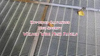 Hot Dipped Galvanized High Density Welded Wire Mesh Paneds for High Security Fence