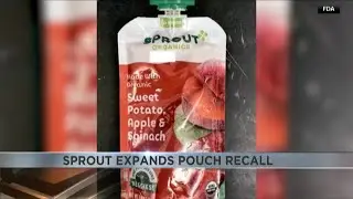 Sprout Organics expands baby food pouch recall