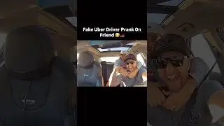 UBER DRIVER IS SECRETLY A RACE CAR DRIVER PRANK! 🤣