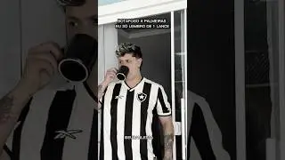 BOTAFOGO X PALMEIRAS HOJE #futebol #brasileirao