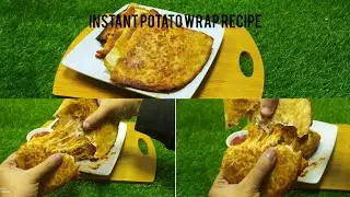 Cheesy Potato Wrap Instant recipe by aliza arif