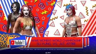 Asuka defends the World Championship against Su Yung WWE 2K24