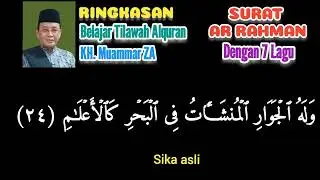 Muammar ZA | Surat Arrahman | Ringkasan Bimbingan Belajar Tilawah Alquran.