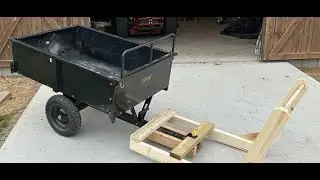 Manual Moving Attachment for VEVOR Trailer Dump Cart Utility Trailer Accessory