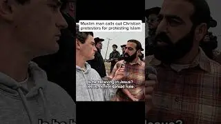 Muslim Calls Out Christian Protesters