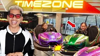 ALUNA AMANDA MAIN TABRAK-TABRAKAN BUMPER CAR DI TIMEZONE TERBESAR DI BALI!! WOW SERU BANGET!!