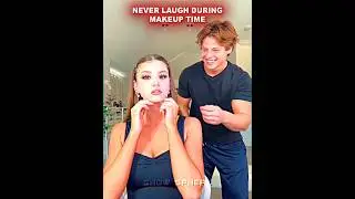 Never Laugh During Makeup Time ☠️ #shorts #troll #trollface