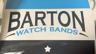 Barton Watch Bands - Leather Straps Unboxing & First Impressions