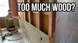 There Will Be No Drywall in this Home. More Wood Walls Done