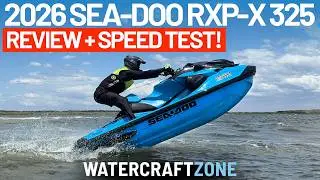 Гидроцикл Sea Doo RXP X 325 2026 года: обзор, цены, характеристики и результаты скоростных тестов.