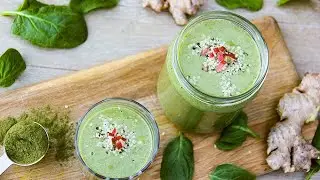 Antioxidant Rich Moringa Green Smoothie Recipe