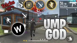 UMP GOD WHITE FF TUTORIAL ❤️ IMPOSSIBLE TRICKS 🎯
