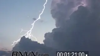 8/16/2005 Siesta Beach, Sarasota Florida Lightning Video