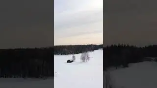 Enormous Snow Art In Finland #snowart #snowpainting #finland