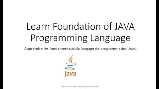 Programmation en java - 2 -Premier code