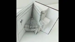 #bookart #bookfolding #upcycling #book