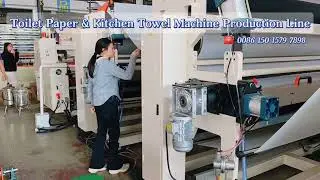 Europe toilet paper style making machine production line#tissuepapermachine 