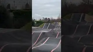 Biggest pumptrack jumps in the world? #bmx #bmxrace #bmxracing