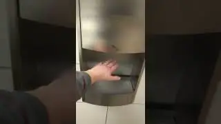 Trying the toto clean dry at Yorktown mall