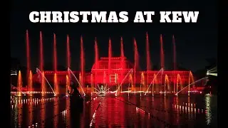 Christmas Lights at Kew Gardens ✨ London Christmas 🎄4K