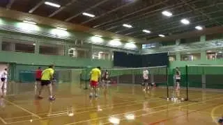 Fun times at Fleming Park (badminton) Game 3