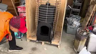 Wood burn heater sample review less heavy duty, chimney need improvement