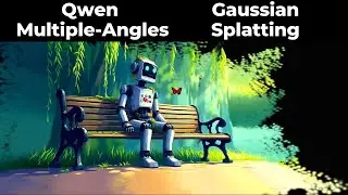 Qwen Multiple Angles & 3D Gaussian Splatting | Generate Multiple Angles from ONE Image.