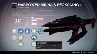 Destiny - Darkblade's Spite vs Harrowed Midha's Reckoning (With & without Braced Frame)