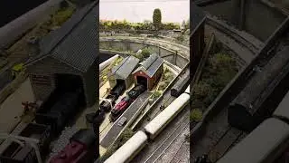 Model railway club running #train #ooscale #modelrailroad #modelrailway