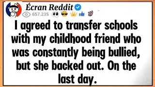 Acept&eacute; cambiar de escuela con mi amiga de la infancia, quien sufr&iacute;a acoso constantemente, pero el...