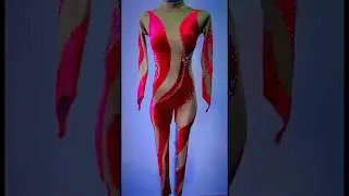 📍 Vestuarios para Shows #dise&ntilde;o #stilo #dance #gimnastics #modista #girl #red #rojo #trajes