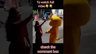 dancing a girl with teddy bear #shorts