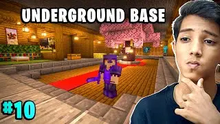 I Build the BEST Underground Base In Minecraft Survival | #11
