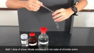 Testing of Chloride Anion _ silver nitrate and nitric acid