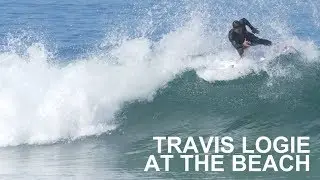 Travis Logie At The Beach