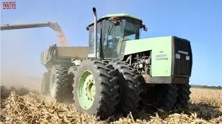 Steiger PUMA 1000 Tractor on Corn Harvest Grain Cart Duty