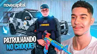 um dia JOGANDO no NOVA CAPITAL com o CHOQUE! *patrulhamento policial no MTA*