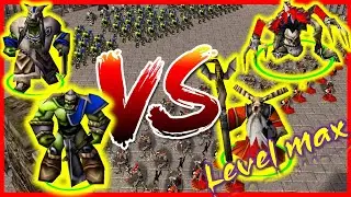 warcraft 3 grunt,shaman vs ghoul,necromancer