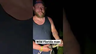 Only in Florida&hellip;. Saving baby gators out the road&hellip; #babyalligator #alligators #wildalligator