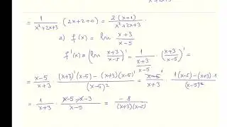 Derivarea funcțiilor compuse (3)